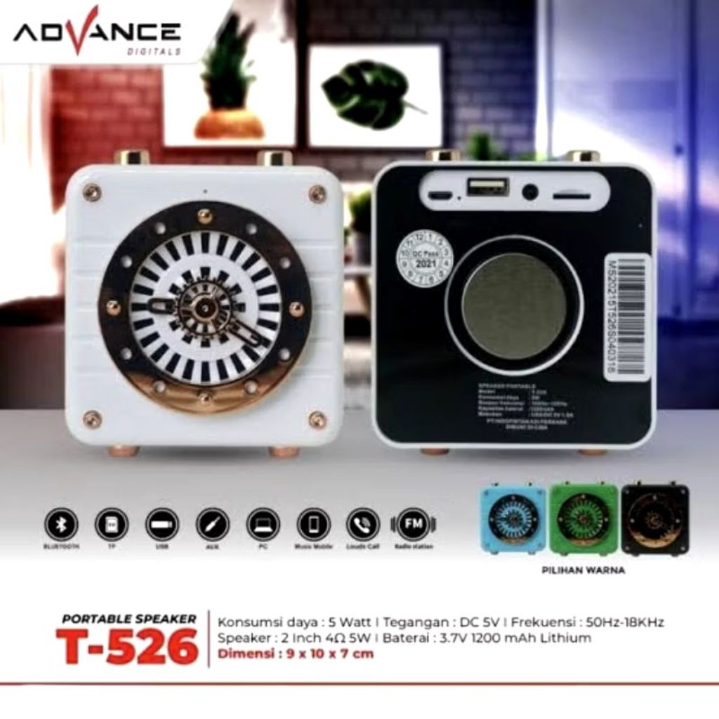 Speaker Aktif Bluetooth ADVANCE T-526