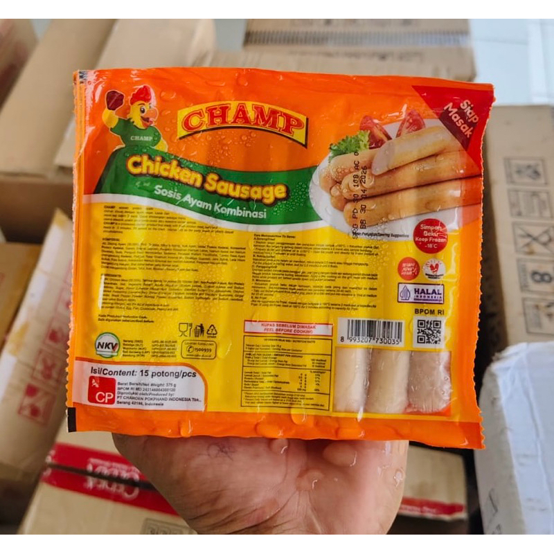 

Sosis Champ 375gr dan 1kg