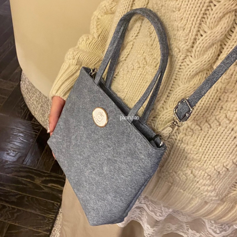 Pao&Pao-tas selempang lucu-hand bag jean-korea sling bag-tas kecil-tas mini-tas hp-tas korea-tas luc