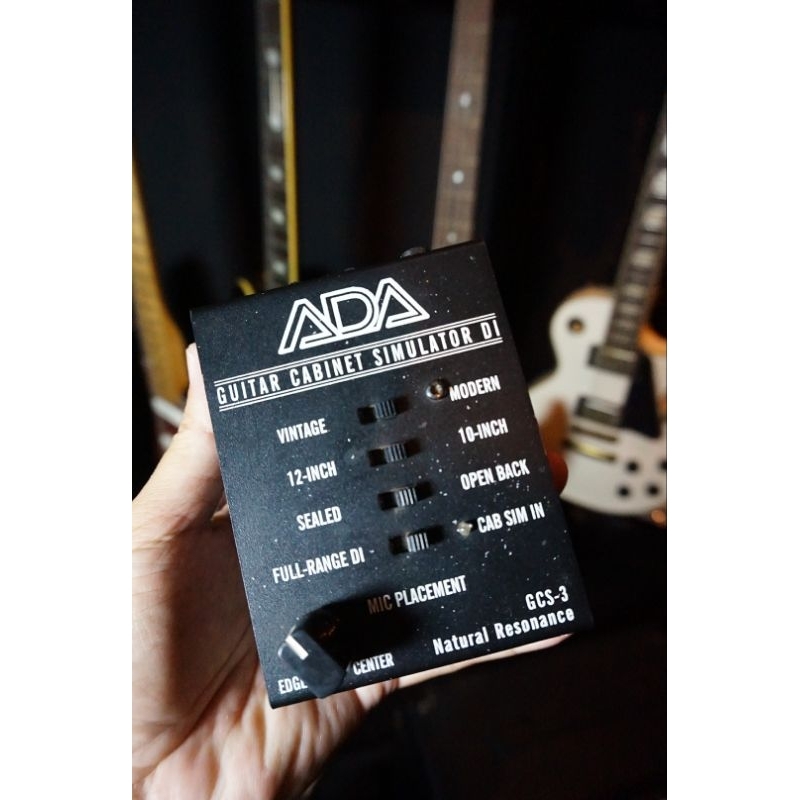 ADA Guitar Cabinet Simulator DI GCS-3 made in USA fullset kardus