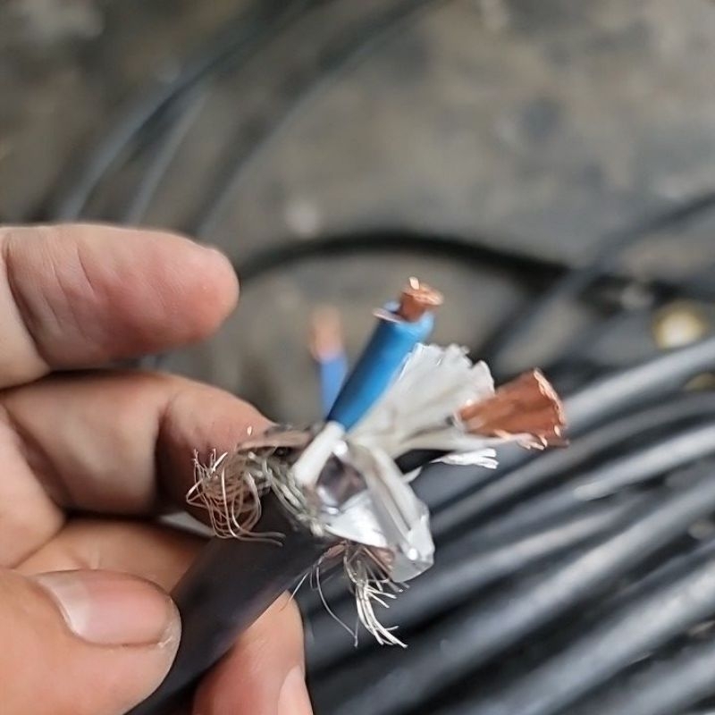 kabel kiloan 2x10awg vw1 tembaga asli