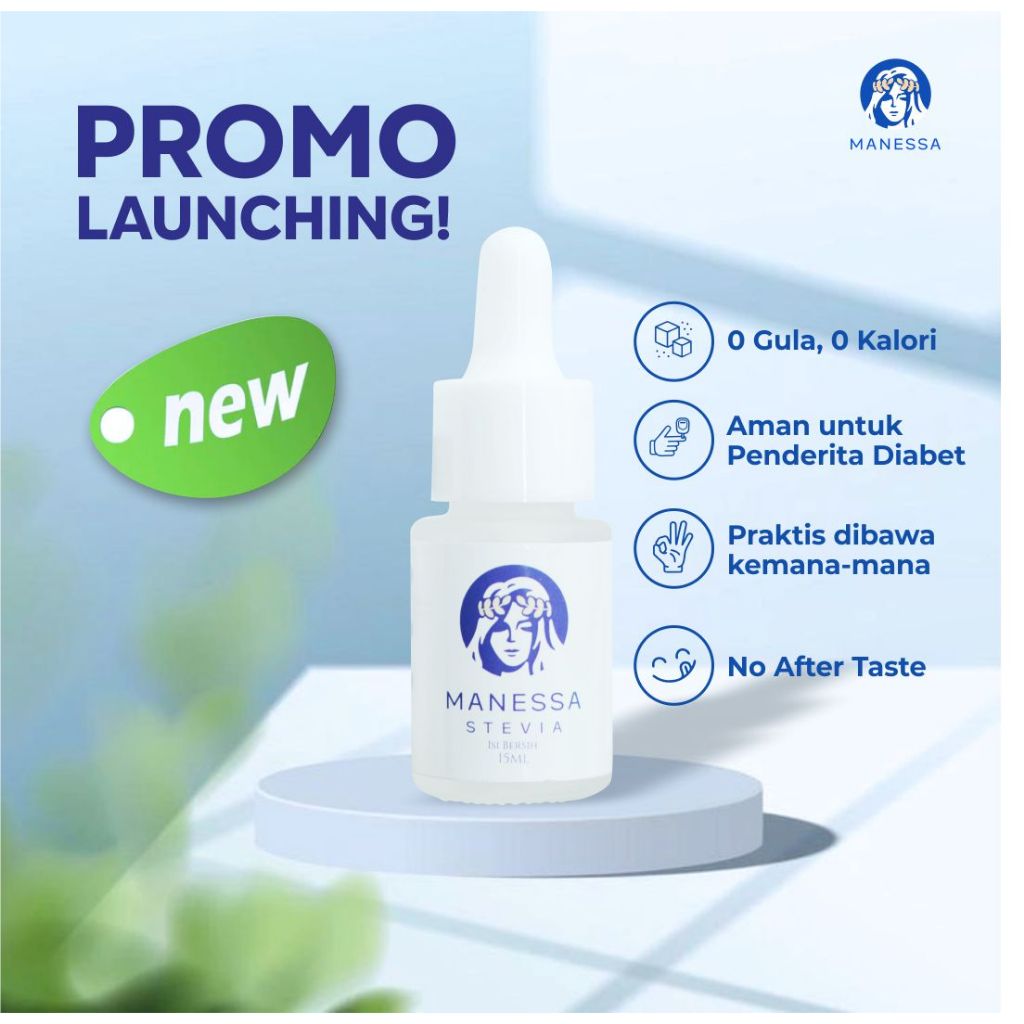 

BELI 1 GRATIS 1 Manessa Stevia | Pemanis Alami Ekstract Daun Stevia, 0 Kalori, Gigi Lebih Sehat | Cegah Lubang Gigi