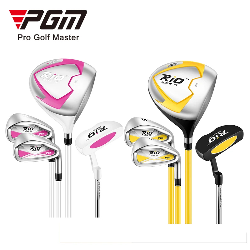 PGM Golf Rio Junior Golf Stick Club Children Set Stik Anak Kids Wood Iron Putter + Golf Bag Include 