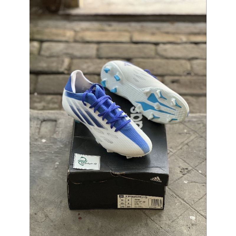 Adidas X Speedflow .3 FG White/ Legacy Indigo/ Hi-Res Blue - GW7483
