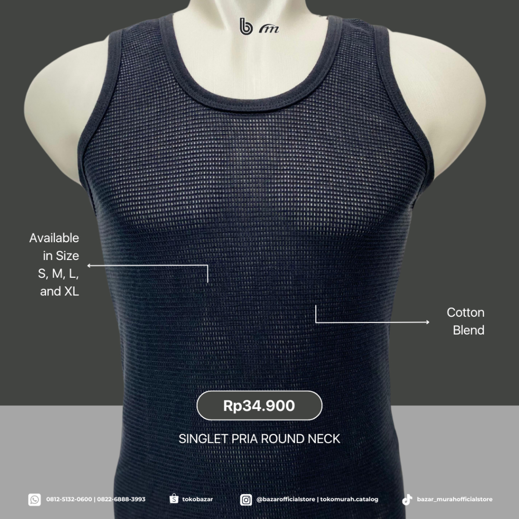 Crocodile Perform | Kaos Singlet Pria | Baju Dalam Pria | Singlet Pria | Kaos Dalam Kutang / Singlet