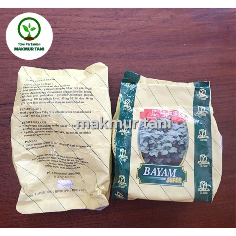 

Benih Bayam TA FUNG berat bersih 500 gram