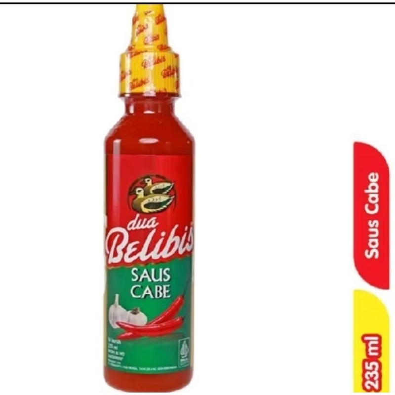 

SAOS SAUS CABE DUA BELIBIS 235ML DENGAN TUTUP PRAKTIS