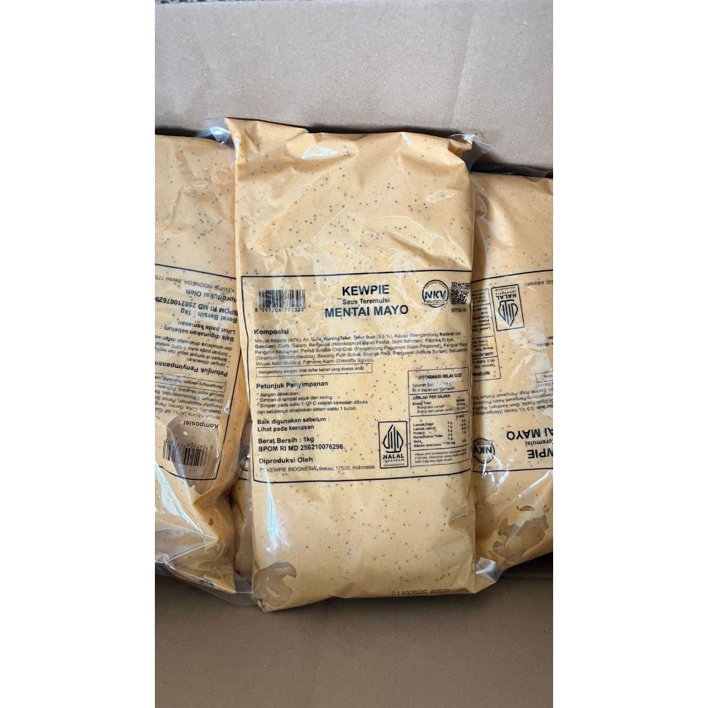 

Kewpie Cooking Sauce Mentai Mayo 1kg - Saus Mentai