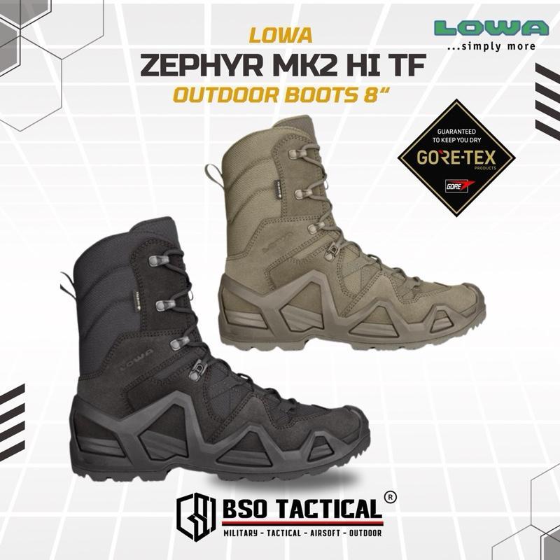 Sepatu Tactical LOWA ZEPHYR MK2 GTX HI Outdoor Boots Shoe High