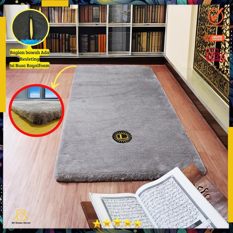 [COD] Sejadah Haji Muslim Bulu Rafsur Tebal Lembut Nyaman Busa Royal Foam Sejadah Turki