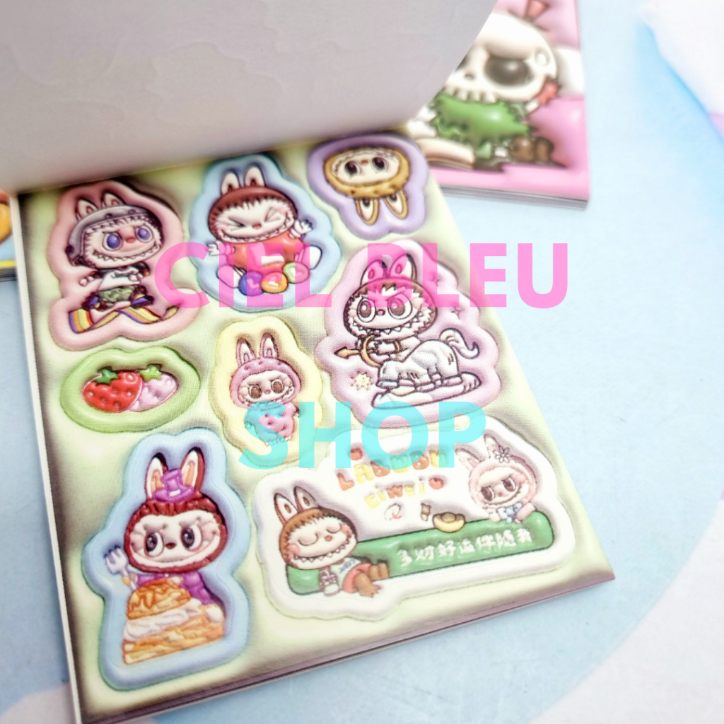 

( 12 in 1 ) Stiker Buku Karakter Kartun LBB