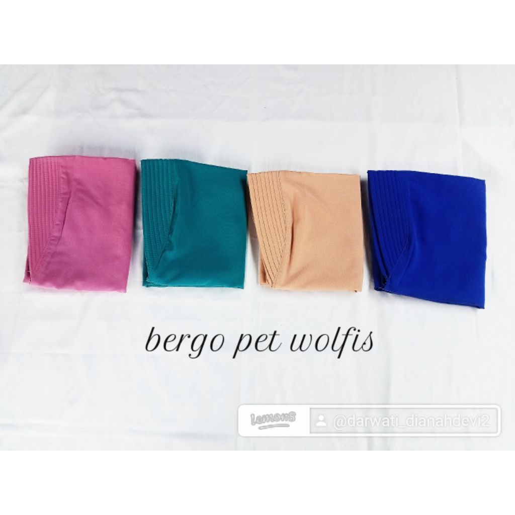 jilbab daily bergo pet wolfis