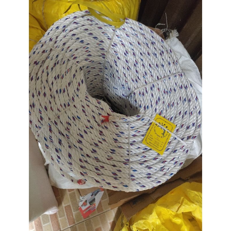 

TALI MERK DOLPHIN DOLPIN ORI 12 MM PANJANG 350 METER 1 ROLL TANPA SAMBUNGAN PALEMBANG