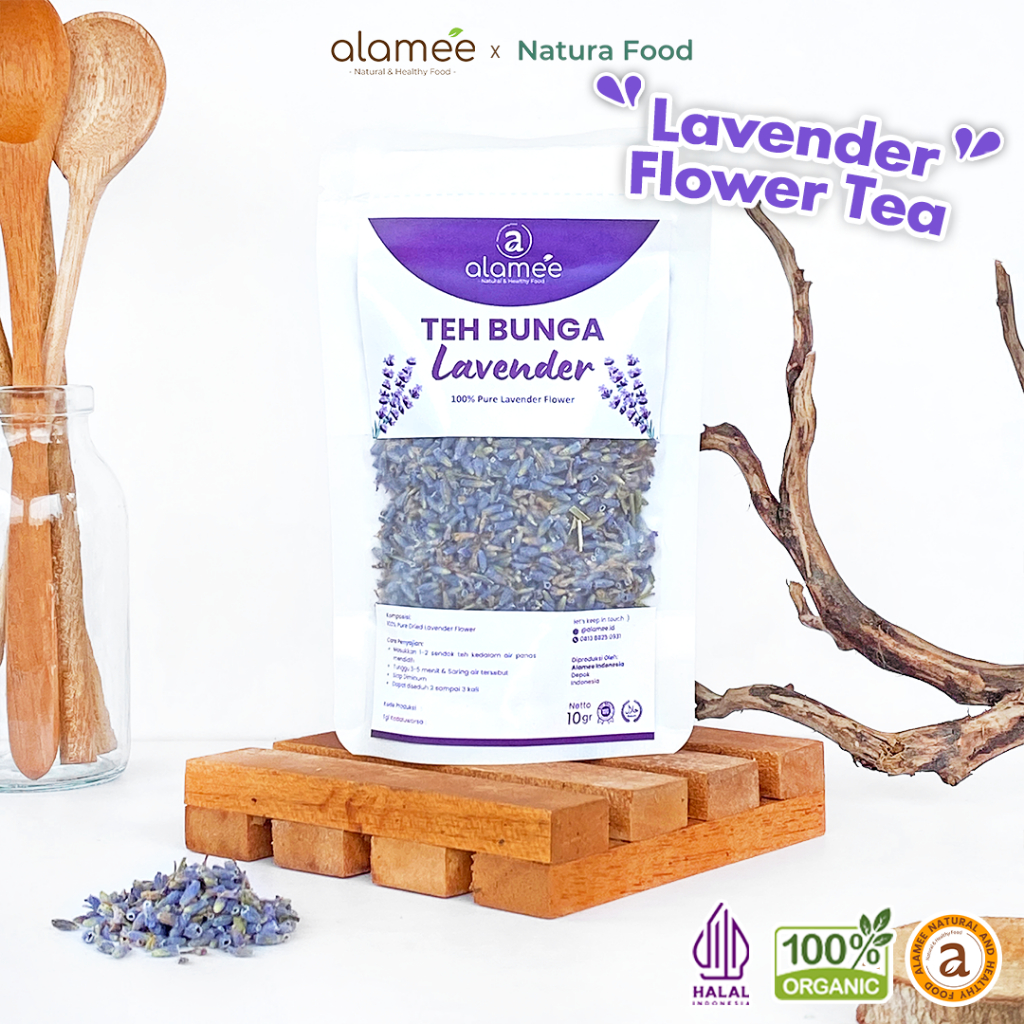 

ALAMEE Lavender Tea Teh Bunga Organik Kering Dried Flower 10gr Premium