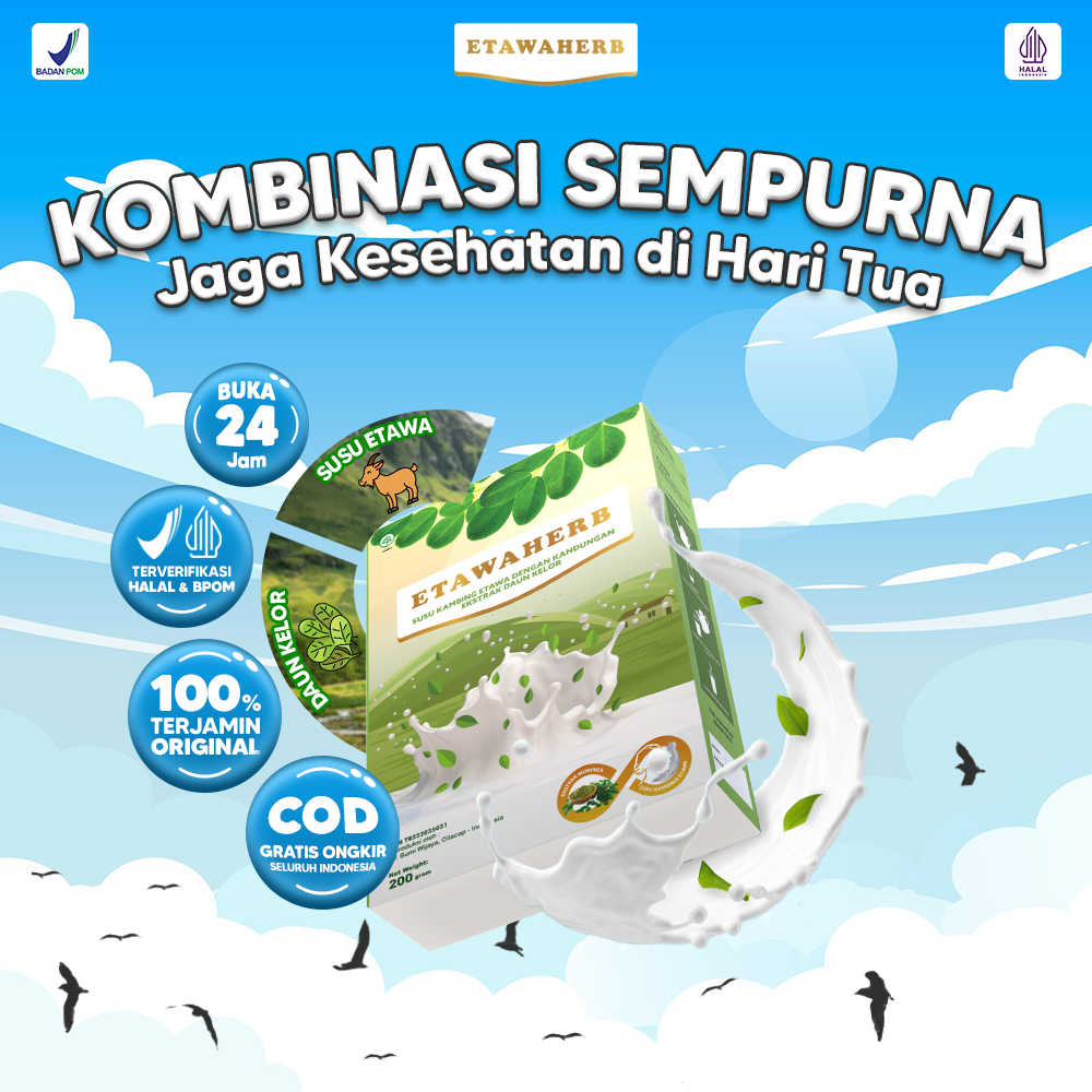 

Etawaherb Susu Kambing Etawa Unggulan Daun Kelor Jaga Kesehatan di Hari Tua Lansia 200gr