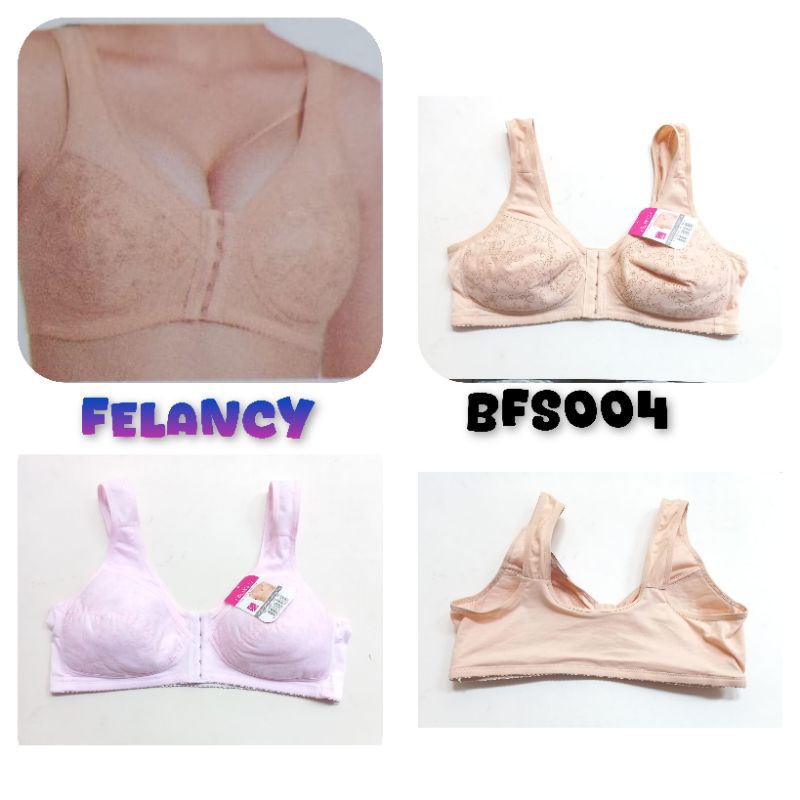 BFS004 Bra mama FELANCY full cup kait depan tanpa kawat 38C 40C 42C