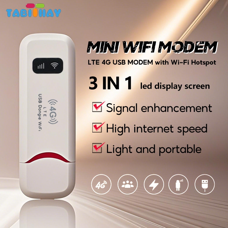 Modem Wifi 4g All Operator Router Lte Usb Wifi Portabel Wingle Wireless Semua Operator Sim Card
