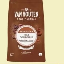 

van houten MILK coin 1 kg. van houten MILK