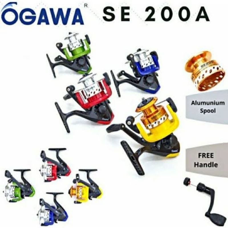 Reel Pancing Ogawa SE 200 Spinning Alumunium Spool
