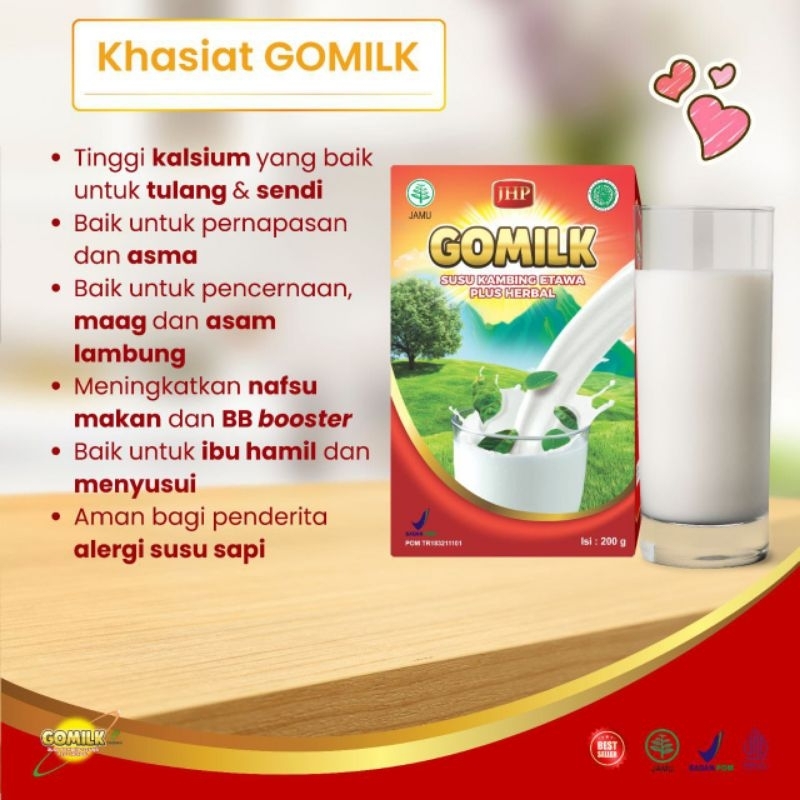 

Susu Gomilk Original Susu Kambing Etawa Plus Herbal Daun Kelor, Daun Salam, dan Mengkudu