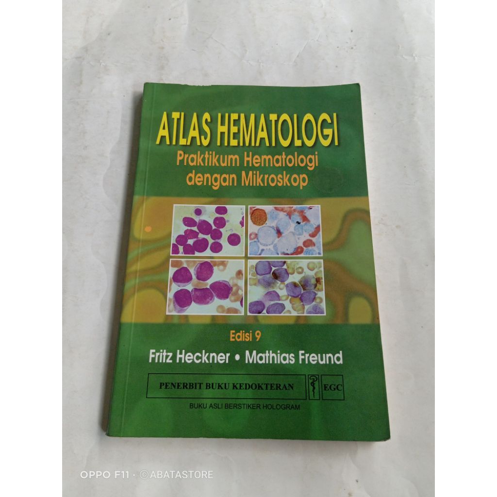 BUKU ATLAS HEMATOLOGI EDISI 9 FRITZ HECKNER MATHIAS FREUND