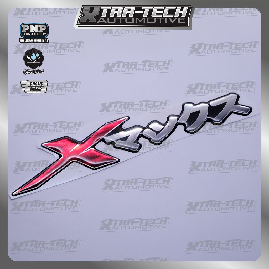 Emblem yamaha xmax jepang / emblem timbul yamaha xmax jepang / emblem titanium xmax / stiker logo ya