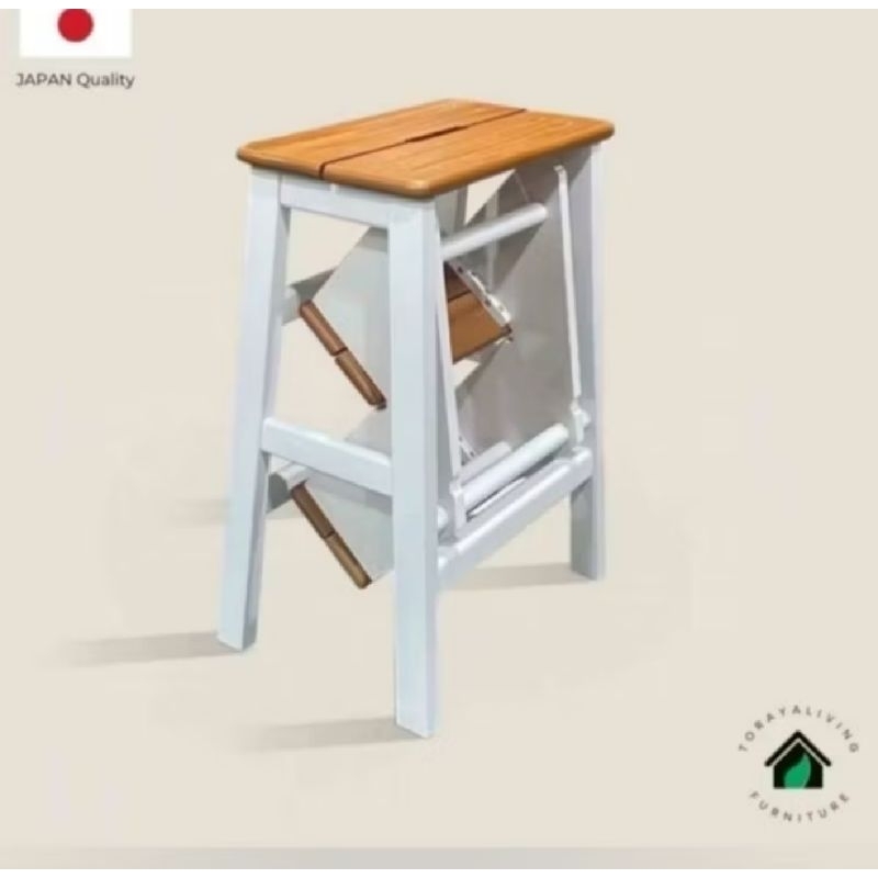Bangku Lipat Anak Tangga. Tangga Lipat Kayu //Portable Chair