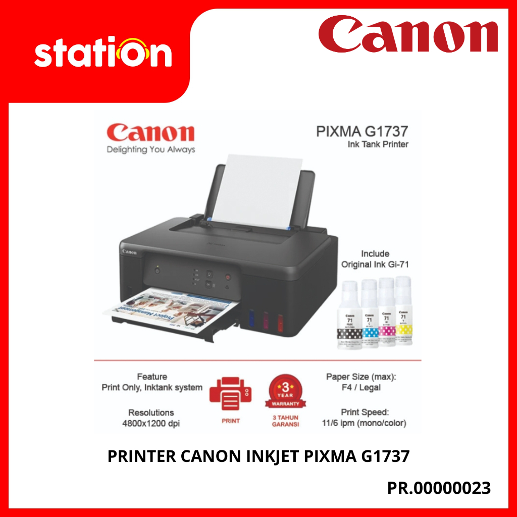 PRINTER CANON INKJET PIXMA