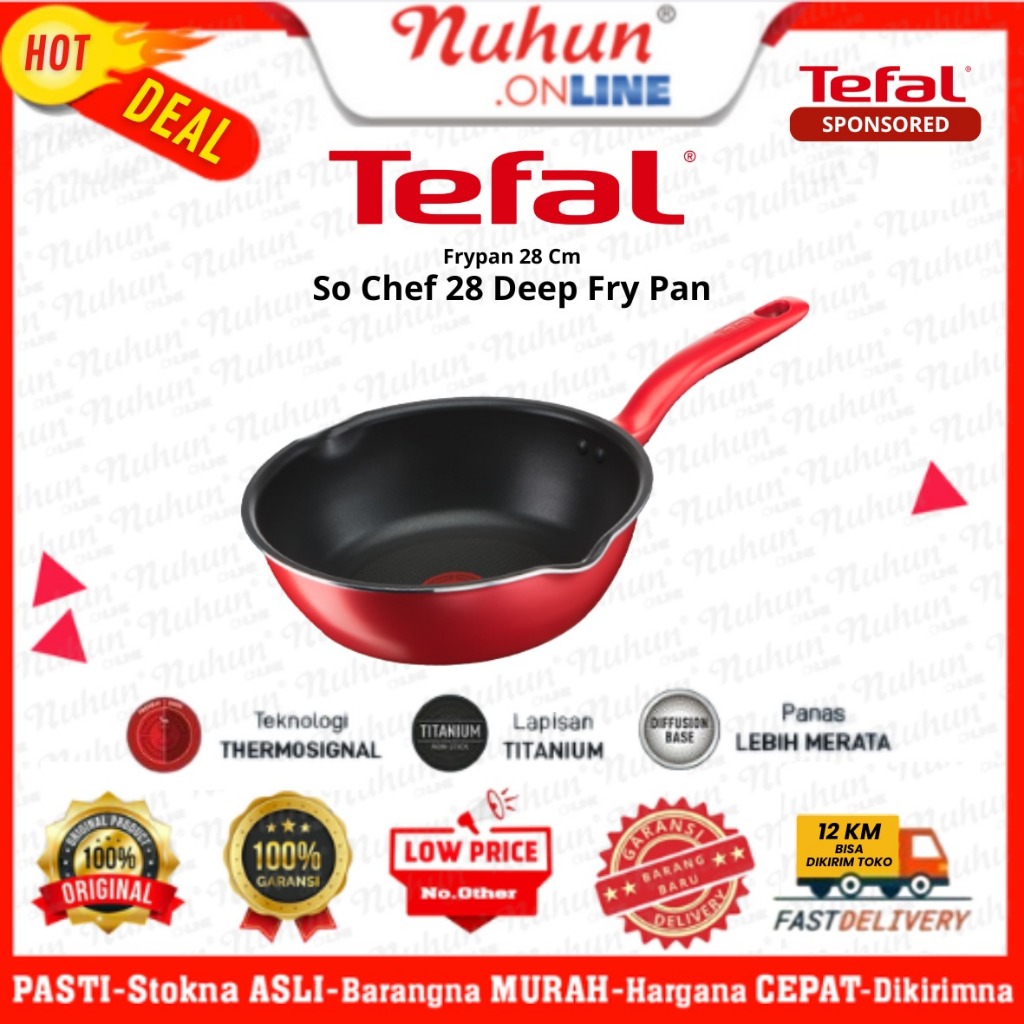 Tefal Deep Fry Pan So Chef 28cm