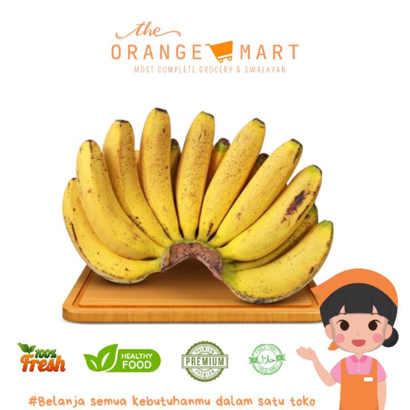 

Pisang Ambon 1,2-1,8 kg 1 Sisir