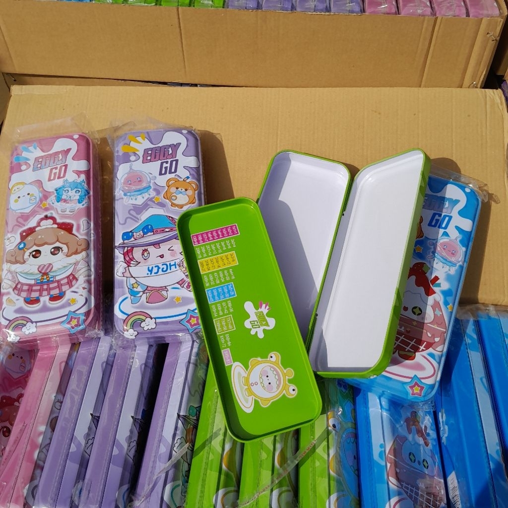 

Tempat Pensil Kaleng Lucu Pensil Case Telur Murah Grosir B-801