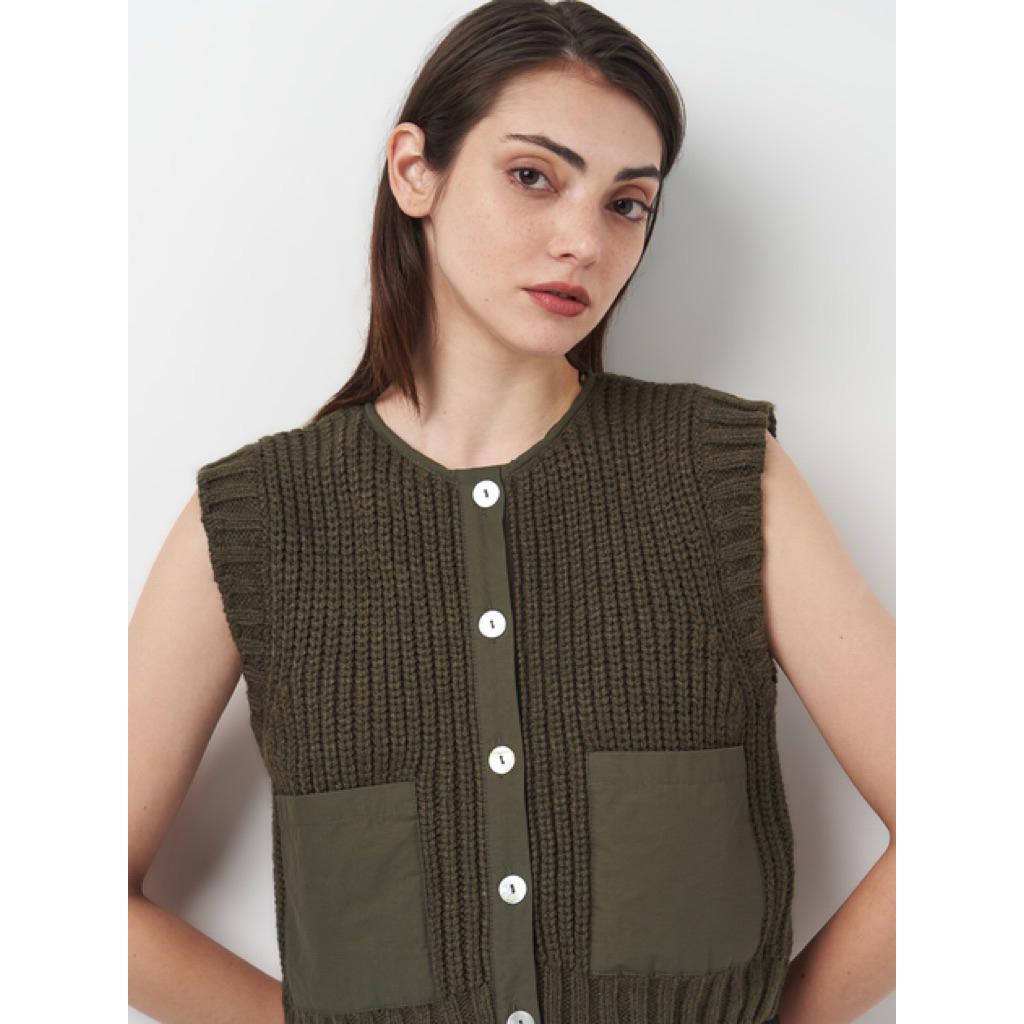 3Mongkis - Atasan Wanita Smith Top SLEEVELESS POCKET TOP