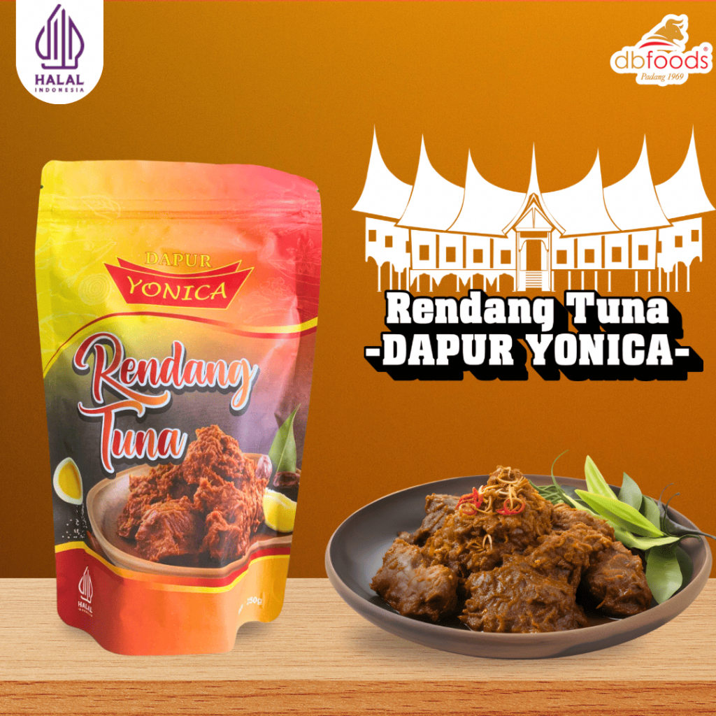 

Rendang Tuna Yonica 250g Asli Padang