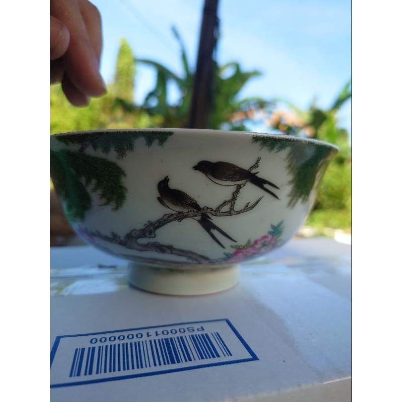 mangkok antik famille rose mark yongzheng