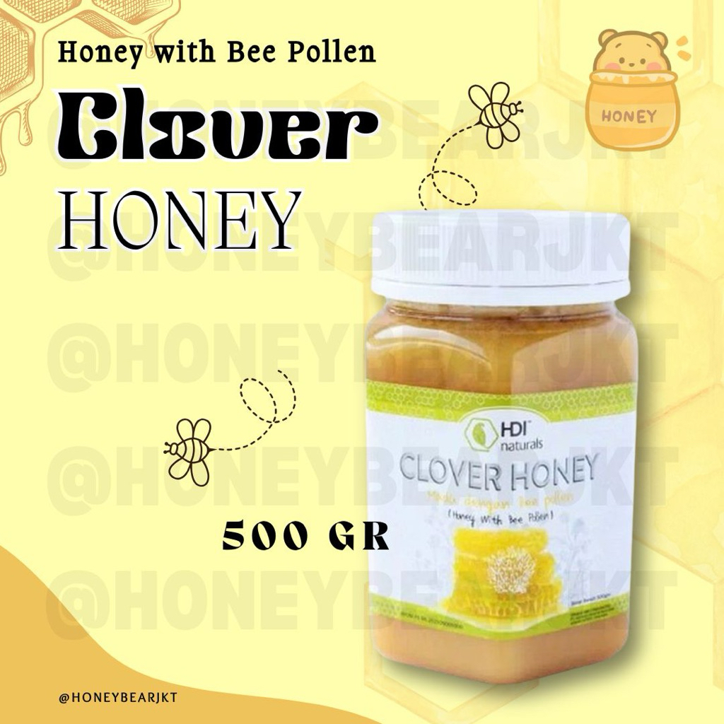 

MADU CLOVER HONEY 500GR EXP TERBARU 2028 FREE SENDOK KAYU ORIGINAL