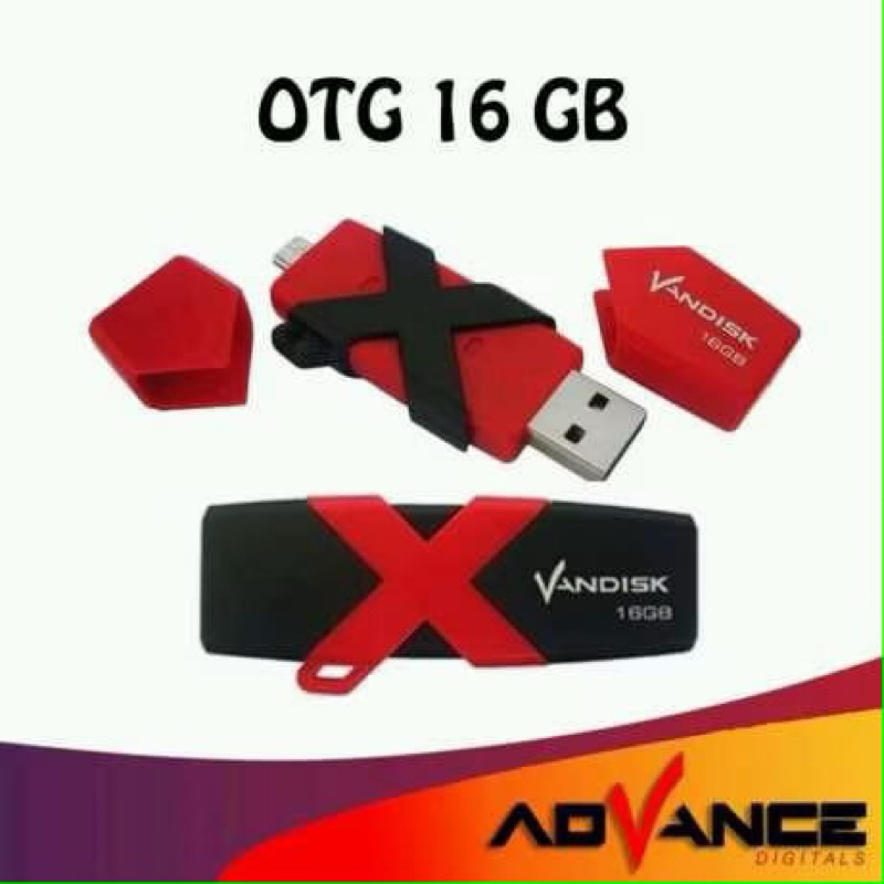 FLASHDISK VANDISK 16GB PLUS OTG ORIGINAL