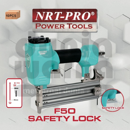 

NRT PRO F50 HD Alat Mesin Paku Tembak Kompresor/Pneumatic Nail Gun/Air Nailer with Safety Lock