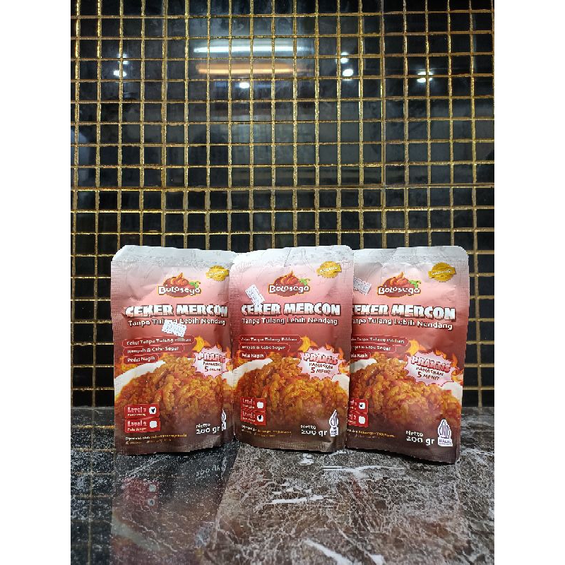 

ceker mercon bolosego