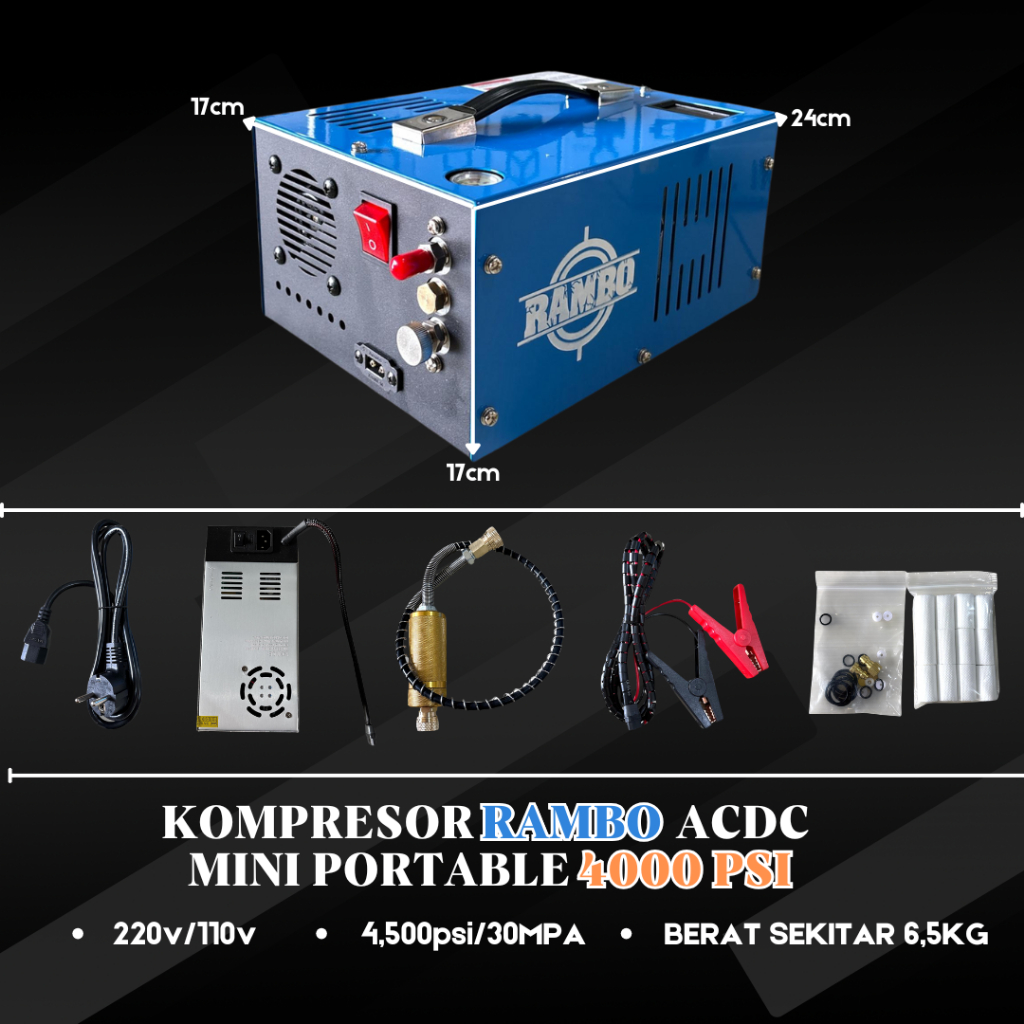 Kompresor Acdc RAMBO Manual 4500 psi