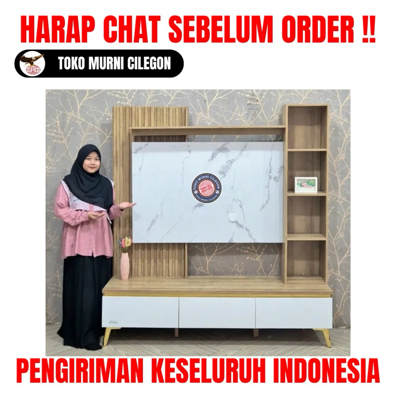Bufet Tv Linara Livia (free ongkir cilegon serang kota)