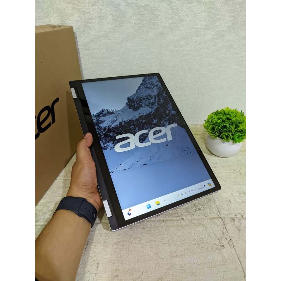 LAPTOP BARU ACER ASPIRE SPIN 14 INTEL CORE I3-N305 RAM 8GB SSD 512GB LAYAR 14"INCH FHD TOUCHSCREEN F