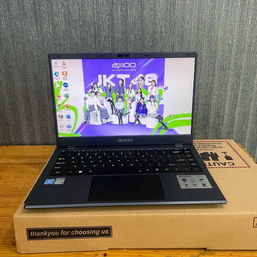 Laptop Axioo Mybook Hype 1, Seri Baru, Super Slim, Lengkap, Grey