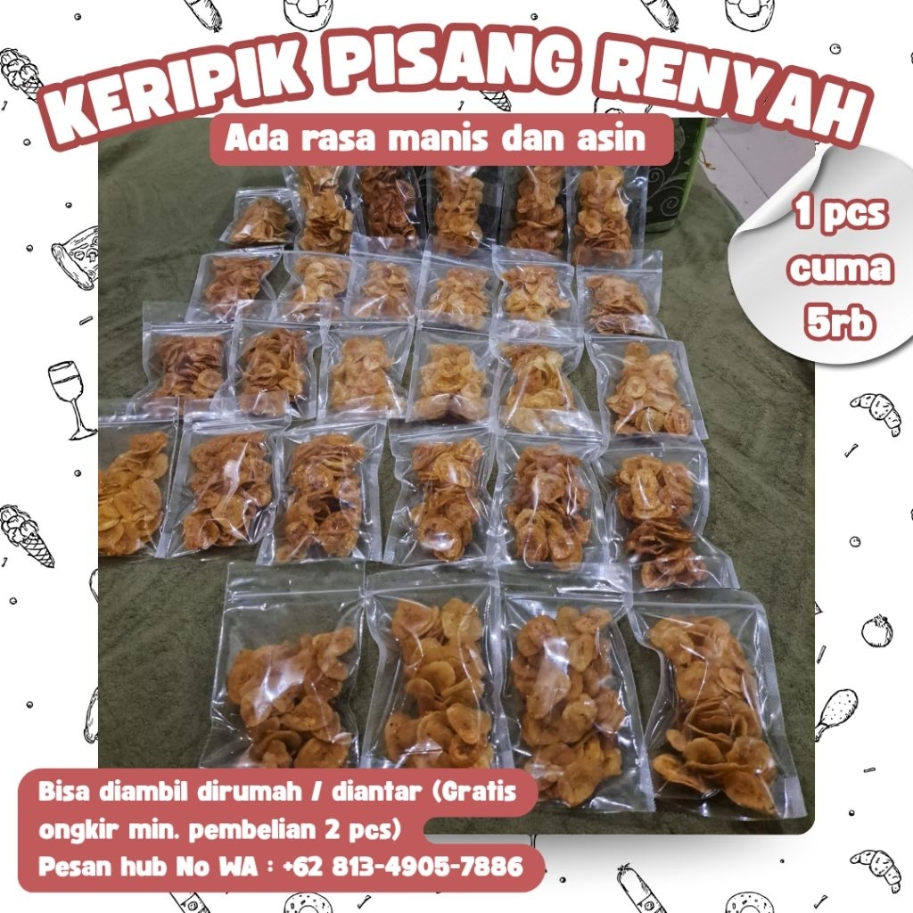 

KERIPIK PISANG CARAMEL RENYAH SUPER ENAK / MURAH / KRIPIK PISANG MANIS CARAMEL