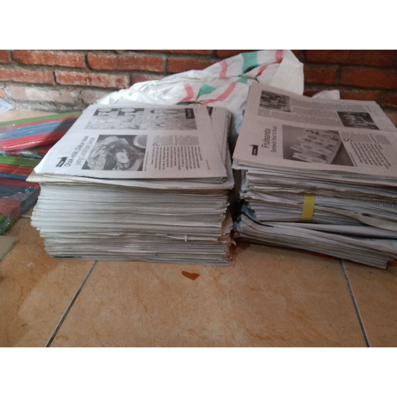 Koran bekas/kertas koran