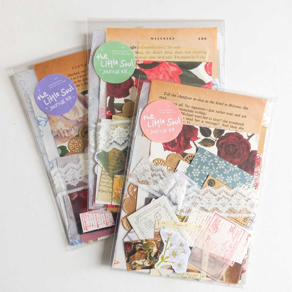 

THE LITTLE SOUL Journal Kit Bundle / Set Dekorasi Scrapbook Bujo