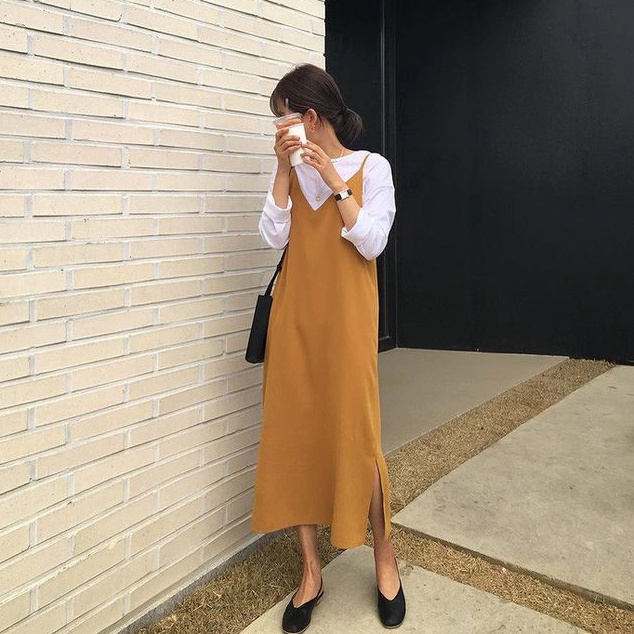 JUMPSUIT WANITA KOREAN STYLE TALI KECIL HIJAB FRIENDLY V CUT KODE O5R8