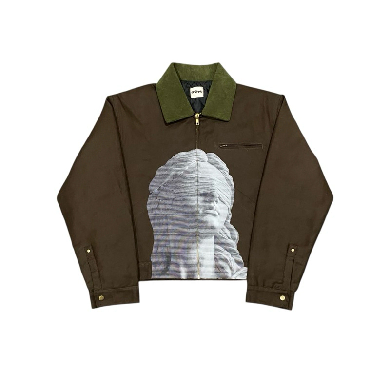 Printed Work Jacket by Bworks Uniform