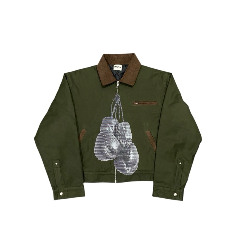 Printed Work Jacket by Bworks Uniform