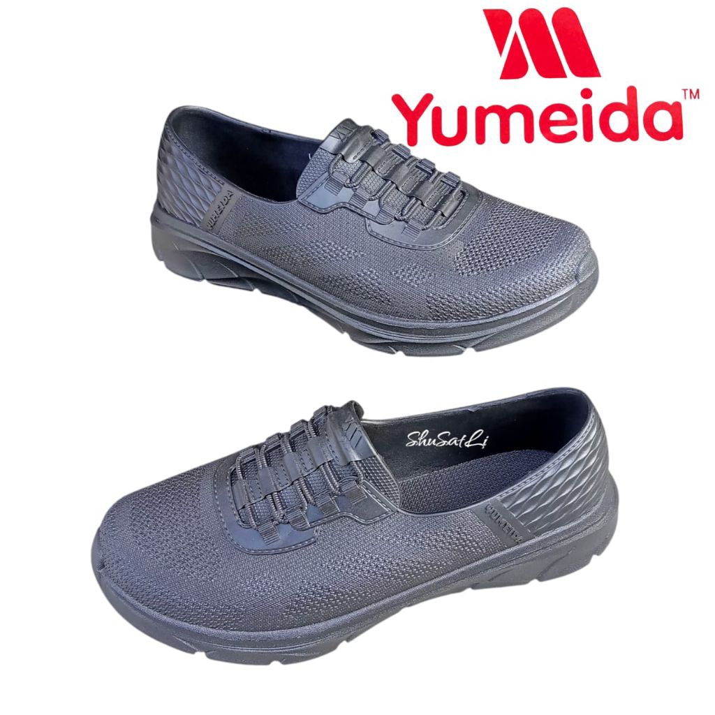 YUMEIDA Sepatu pantofel pria karet sepatu pria kerja sepatu kret slip on pria casual sepatu formal p