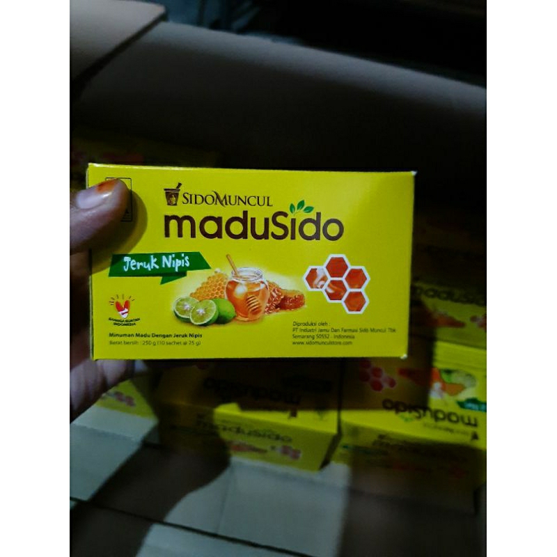 

madu sido jeruk nipis ASLI SIDOMUNCUL 100% ada BPOM nya